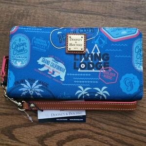 Dooney & Bourke Disney Parks Blue Wallet Wristlet NWT